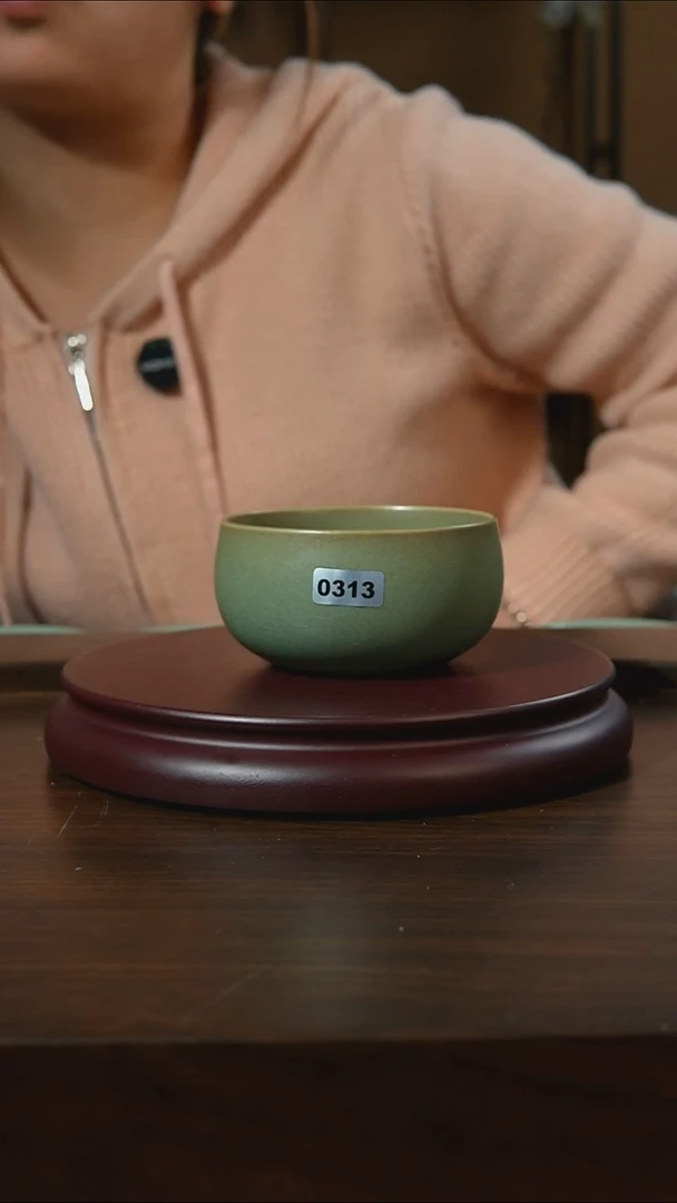 杯子瓷亚**人汝州原产地原矿仿古老釉q