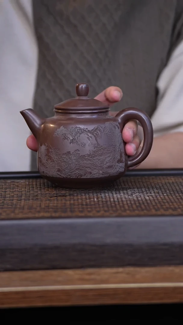 茶壶紫砂宜兴手工原矿紫砂壶001