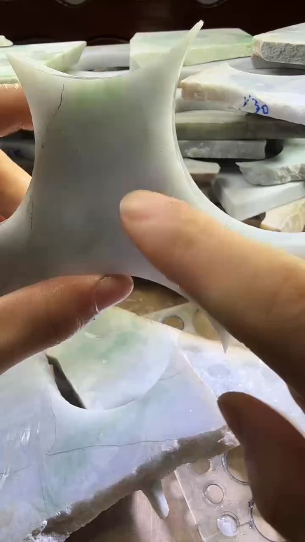 裸石翡翠天然翡翠A货花506