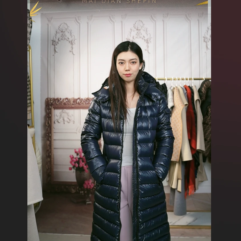 95新 MONCLER 麦殿/蓝色1码羽绒服/251215ZYLAB01