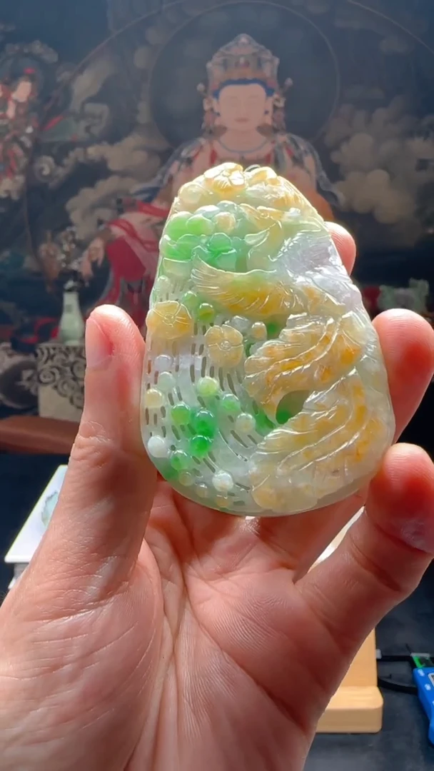 【闪购商品】定制翡翠未镶嵌L-@@QJXS2859