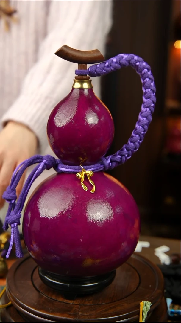 154号700ml左右非遗大漆酒葫芦