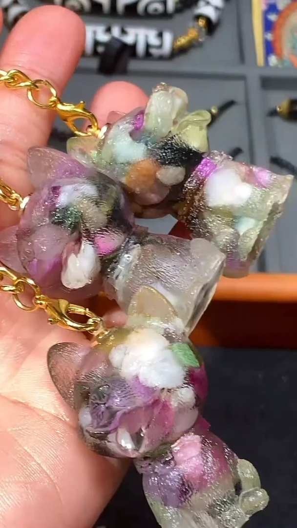 【闪购商品】水晶笔搁银S925镶嵌碧xi