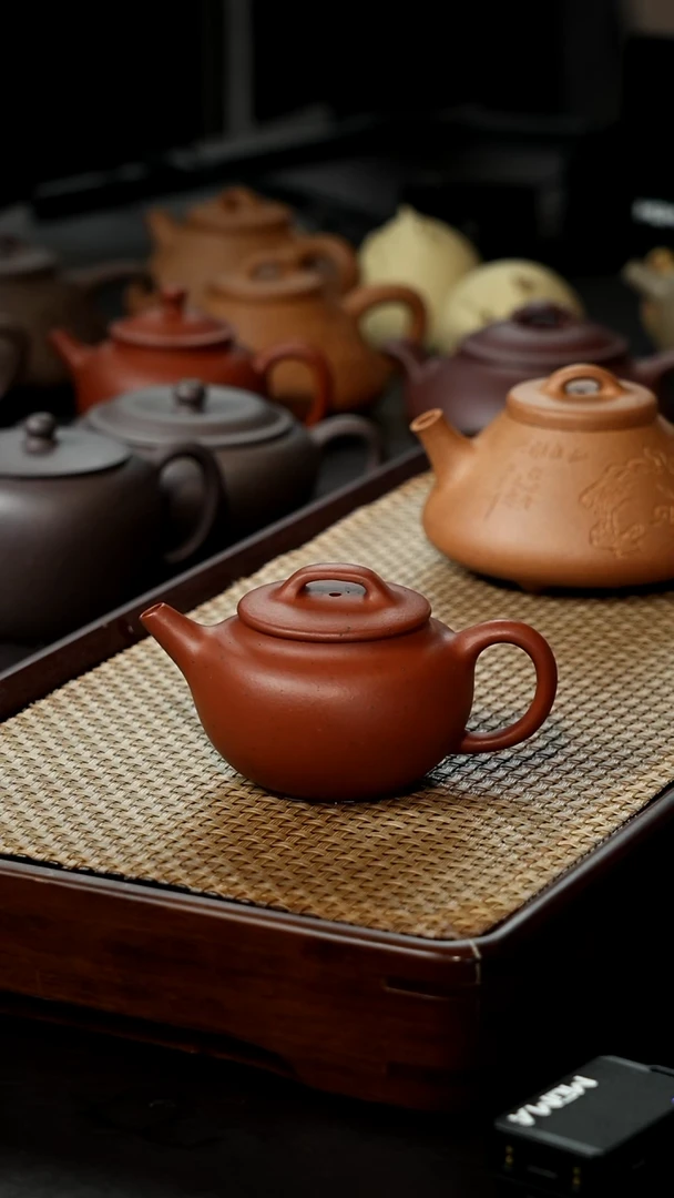 【闪购商品】紫砂茶壶老红泥明瓦100cc