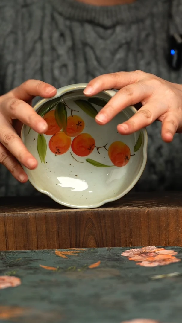 杯釉下彩手工手绘同款陶器