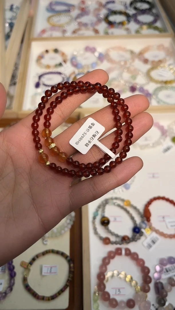 【闪购商品】石榴石手链未镶嵌石榴石
