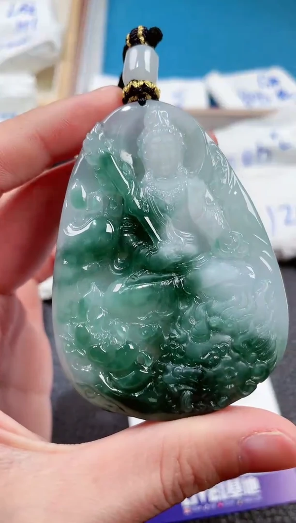 【闪购商品】翡翠颈饰未镶嵌00005784文殊