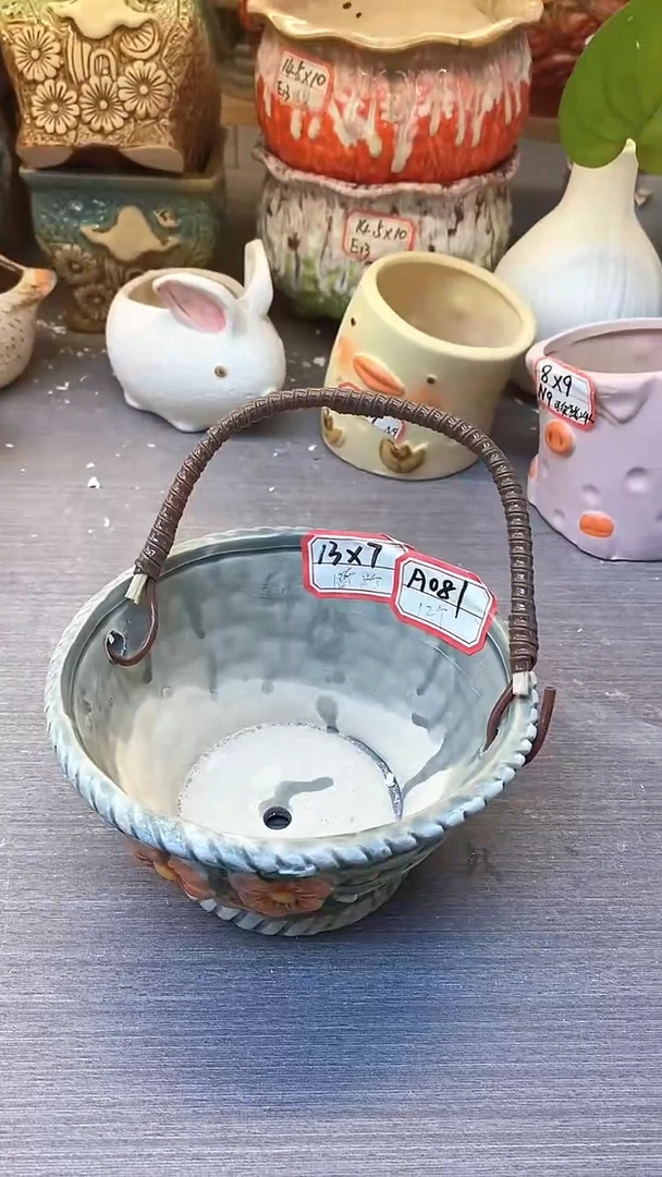 @@陶瓷多肉花盆A081