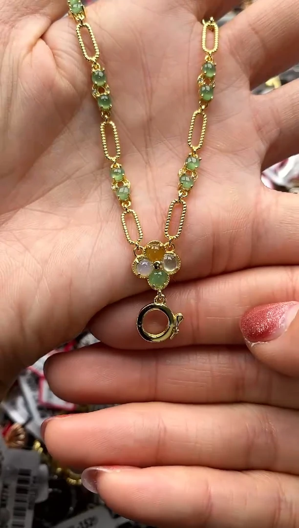 【闪购商品】翡翠戒指银S925镶嵌22222222     0