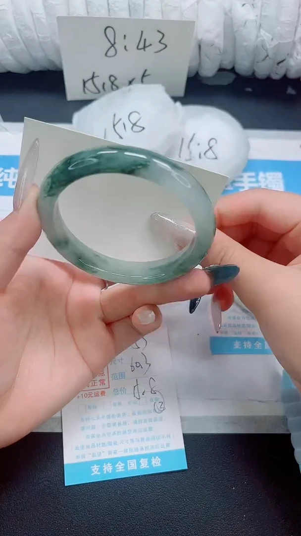 石英质玉手镯未镶嵌b53-圈口59-60