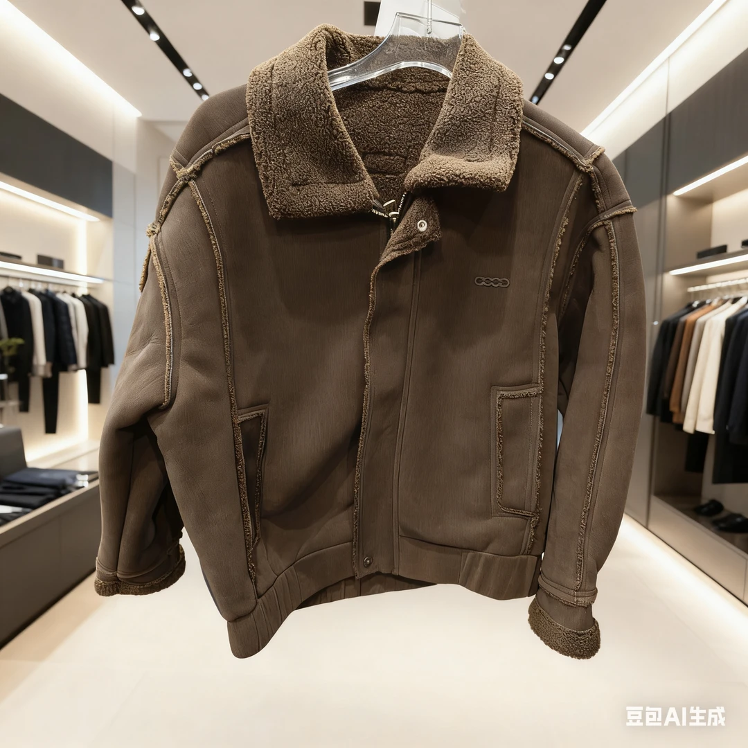 【44号链接阳姐】2025冬季夹克保暖耐脏翻百搭外套加绒TH-6679