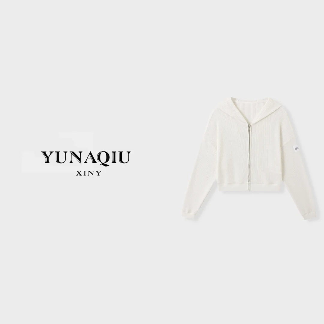 YUNAQIU 运动百搭气质长袖洋气时尚外套-9438