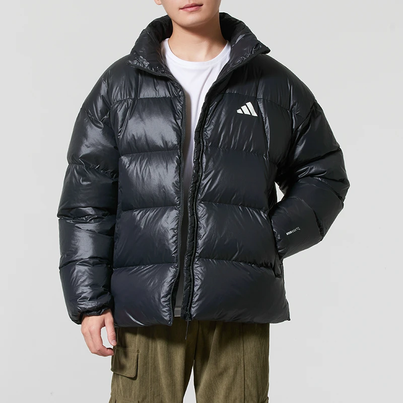 「抖音双11」阿迪达斯羽绒服外套男秋冬新款休闲保暖运动服KQ5497