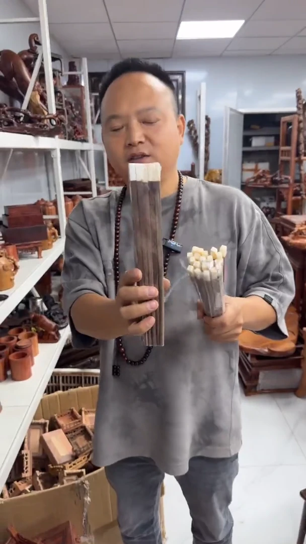 交趾黄檀（大红酸枝）天***津工艺品88888888