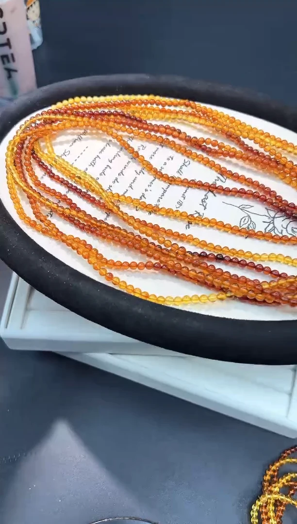 未镶嵌琥珀手链49P多样性发其一【1条】默认微瑕