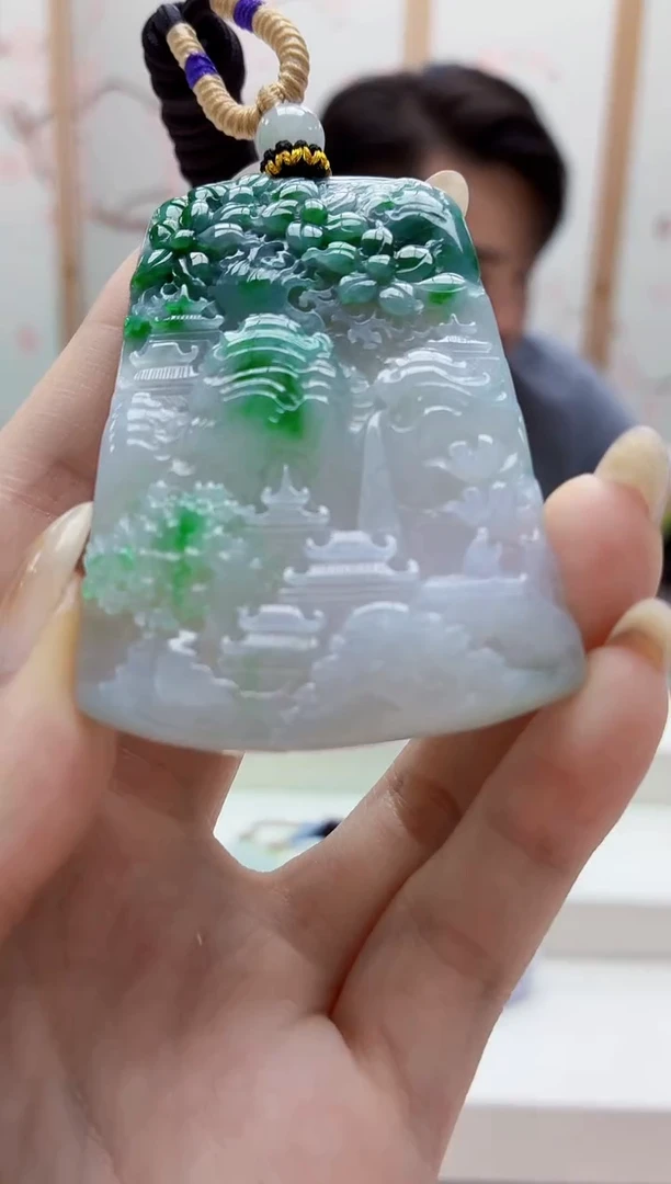 未镶嵌定制翡翠5060jw-毛货挂件63