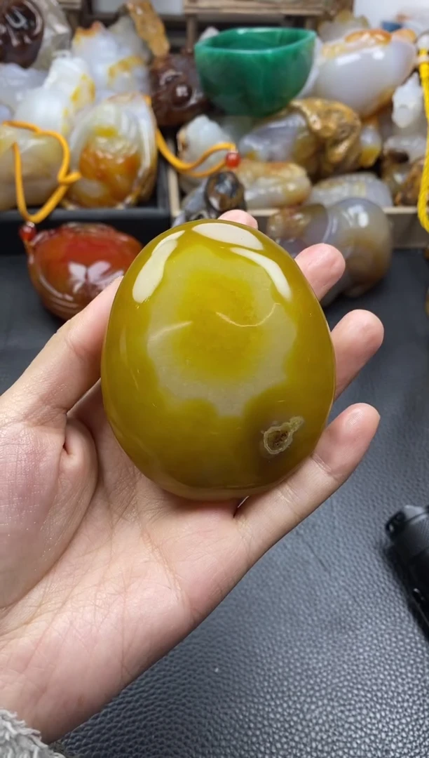 未镶嵌手把玛瑙/玉髓简****牌00