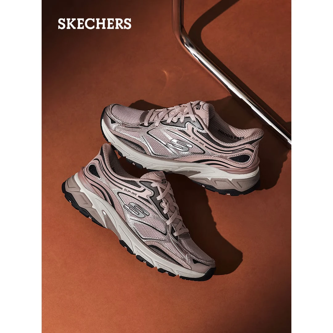 SKECHERS/斯凯奇银翼鞋女鞋新款老爹鞋闪穿跑鞋休闲运动鞋150710