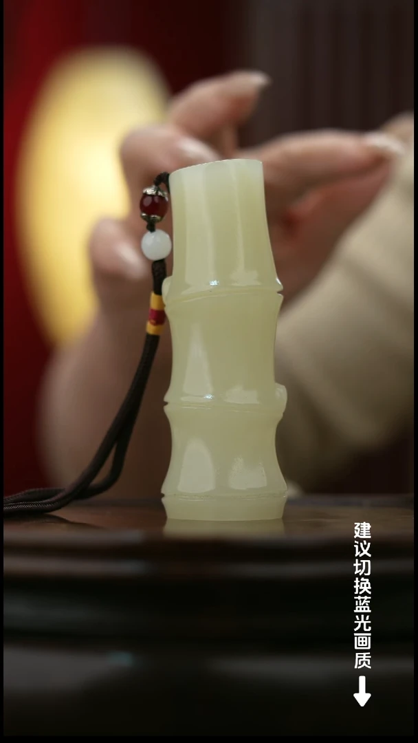 玉【节节高升】天然玉石手把件