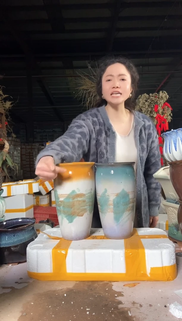 宜兴紫砂粗陶花盆15/26