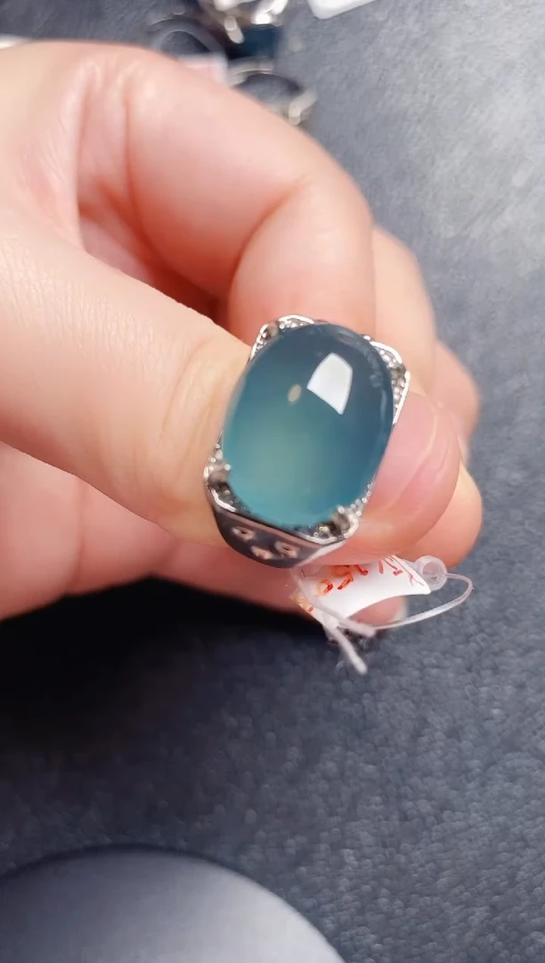 银S925镶嵌戒指翡翠1111