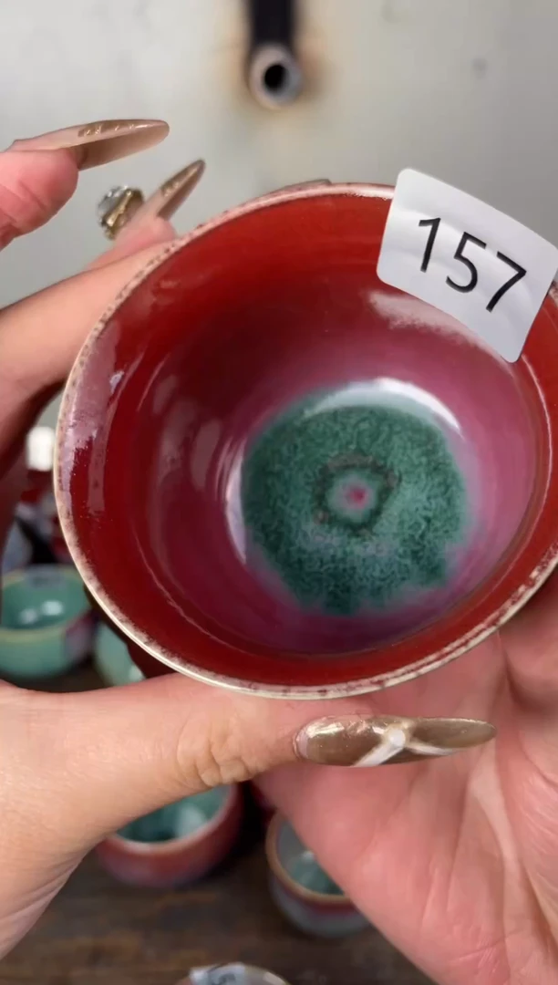 【闪购商品】摆件钧瓷手工茶器窑变