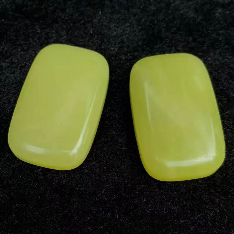 C3736【东齐珠宝】柠檬金黄无事牌岫玉吊坠配珠链-多样性发只发一件