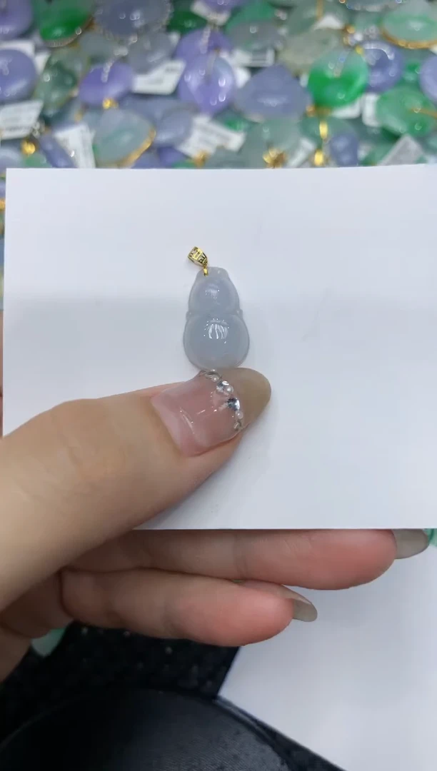 【闪购商品】翡翠颈饰18K金镶嵌222222222