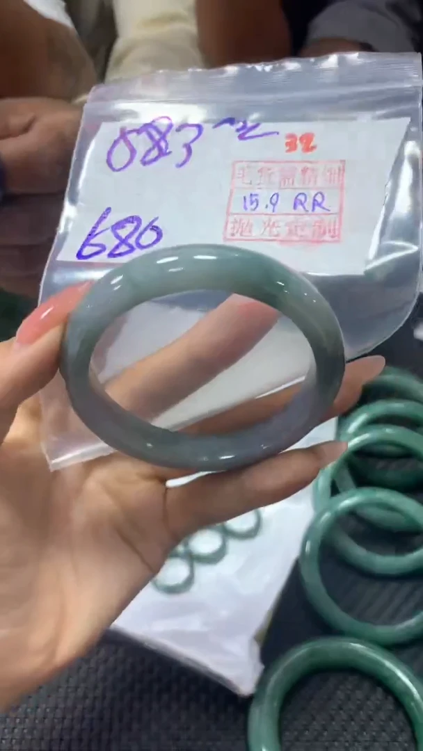 未镶嵌定制翡翠32毛货需精细抛光定制+多样性发1+680