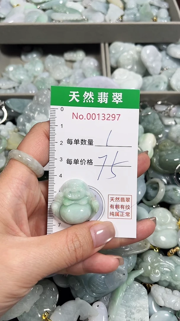 翡翠未镶嵌吊坠(不含链)3297