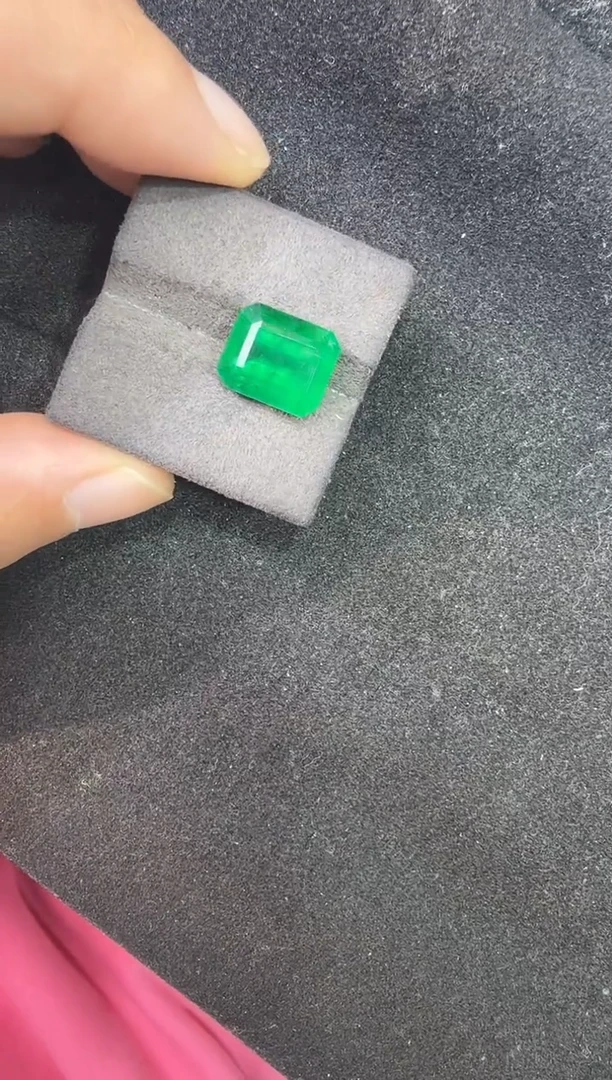 未镶嵌定制定制祖母绿天然6.5克拉沃顿绿国际证书