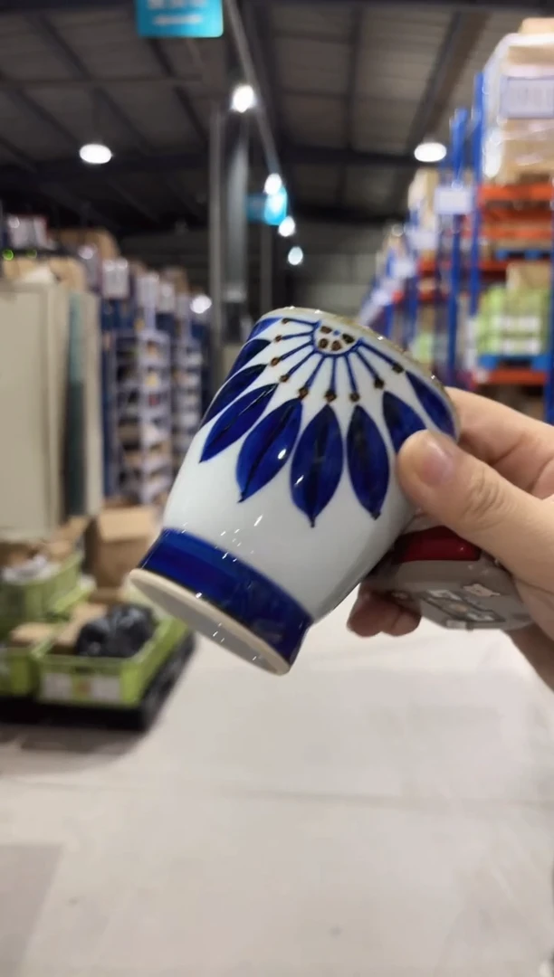 陶蓝花　水杯大（青）蓝花　水杯大（青）