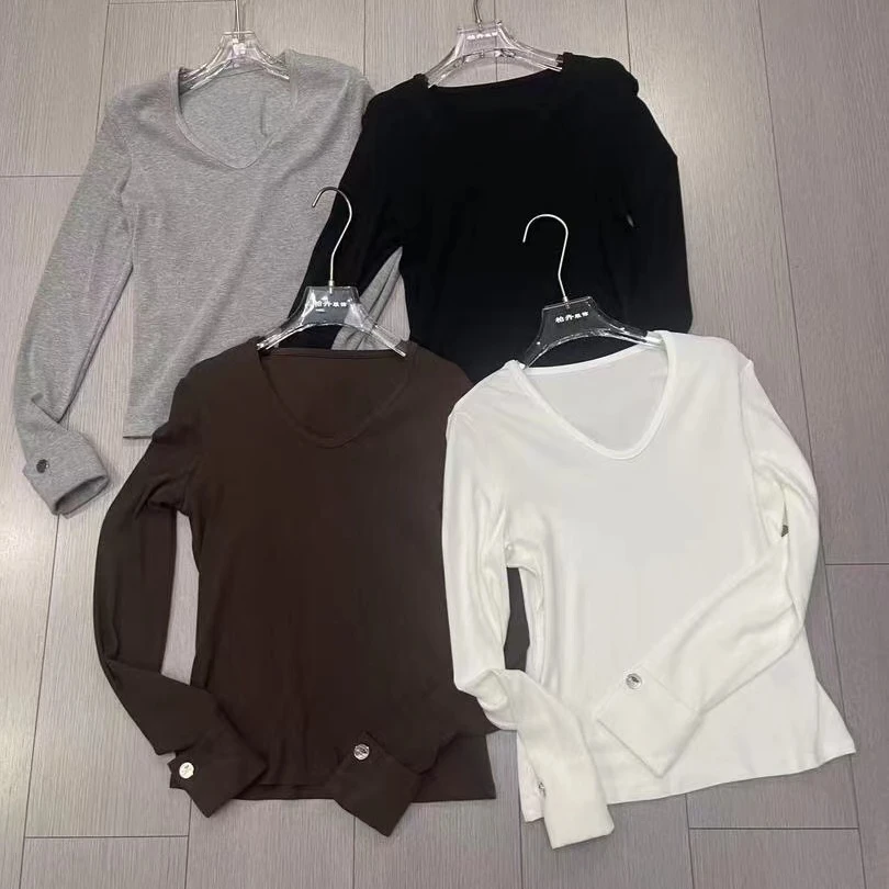 【柏卉服饰】袖钉银扣小衫