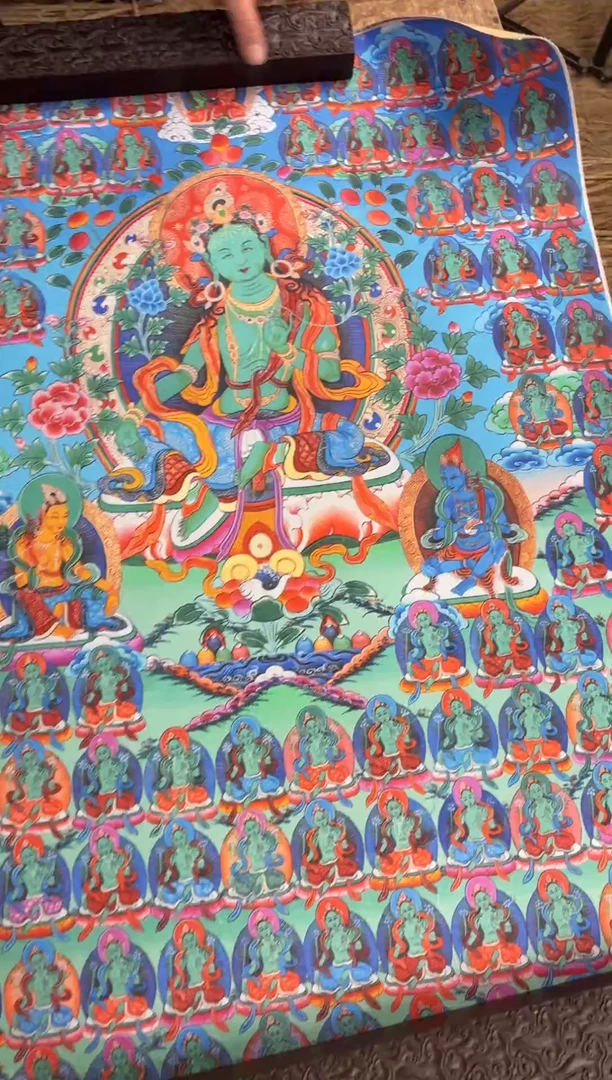 装裱画 澄空梵像高端精品唐卡AA46