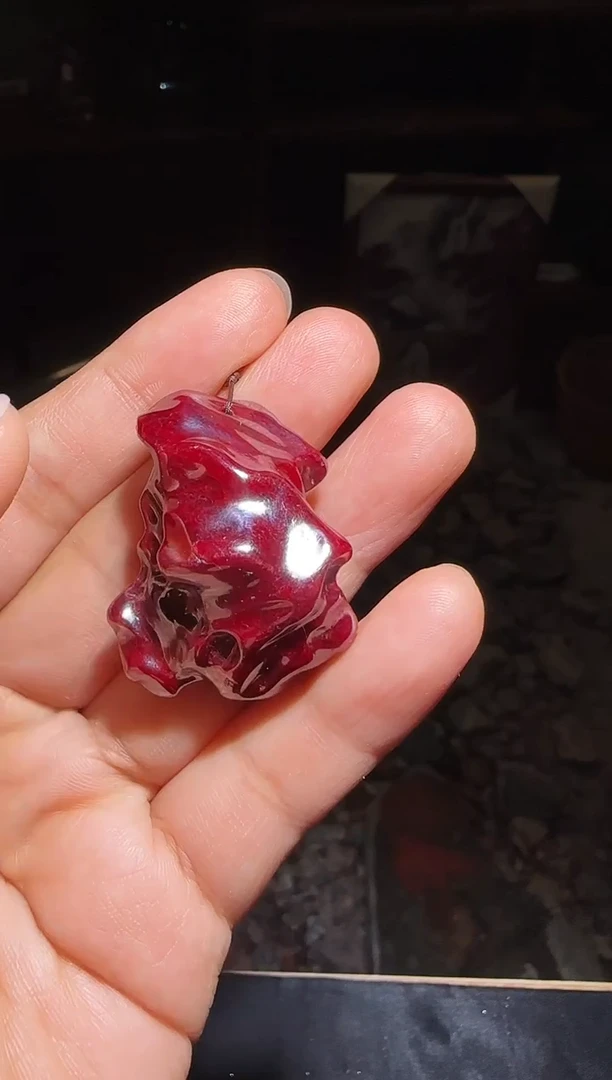 天然辰砂朱砂原矿晶体45