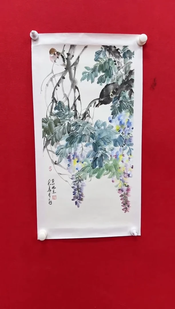 国画z天津人美-徐兰舸写意花鸟2平尺