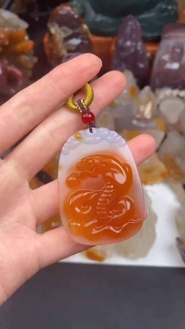 玛瑙/玉髓颈饰未镶嵌遇*你AA