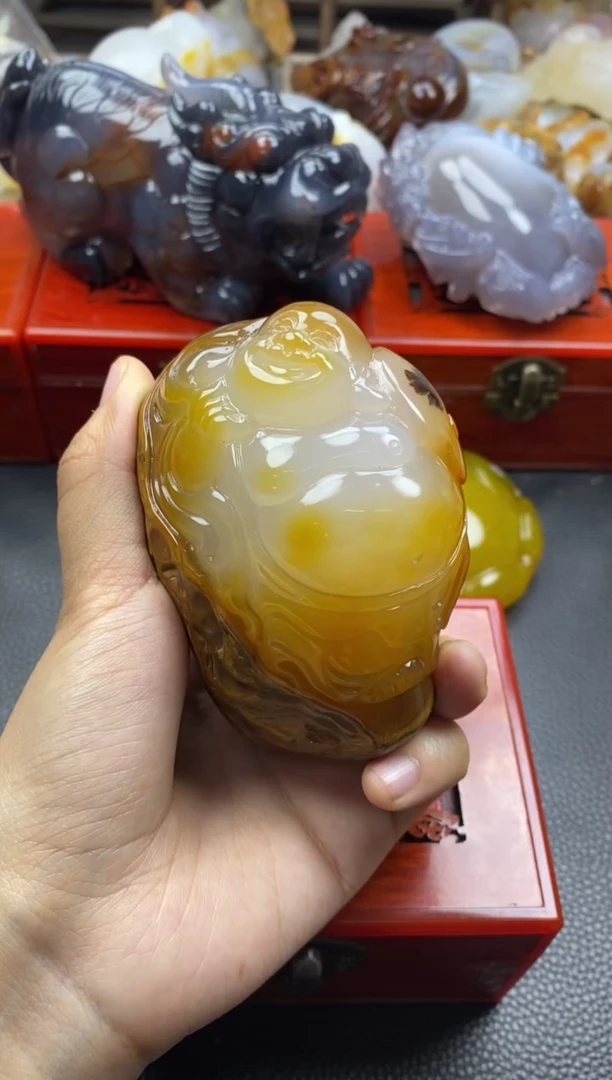 未镶嵌手把玛瑙/玉髓大****售00