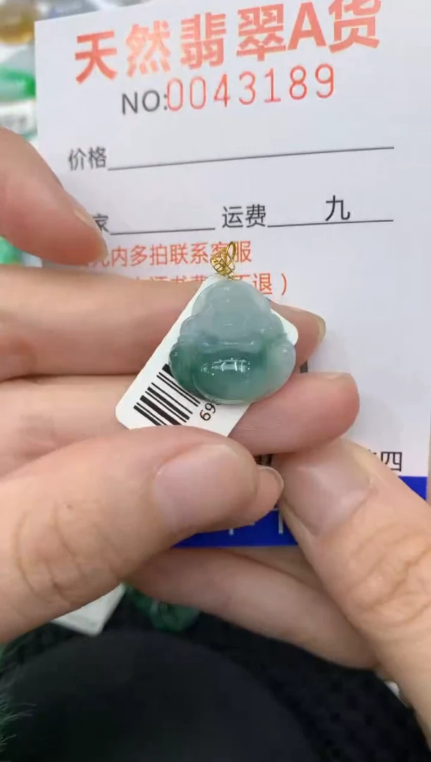 【闪购商品】翡翠颈饰18K金镶嵌11111111