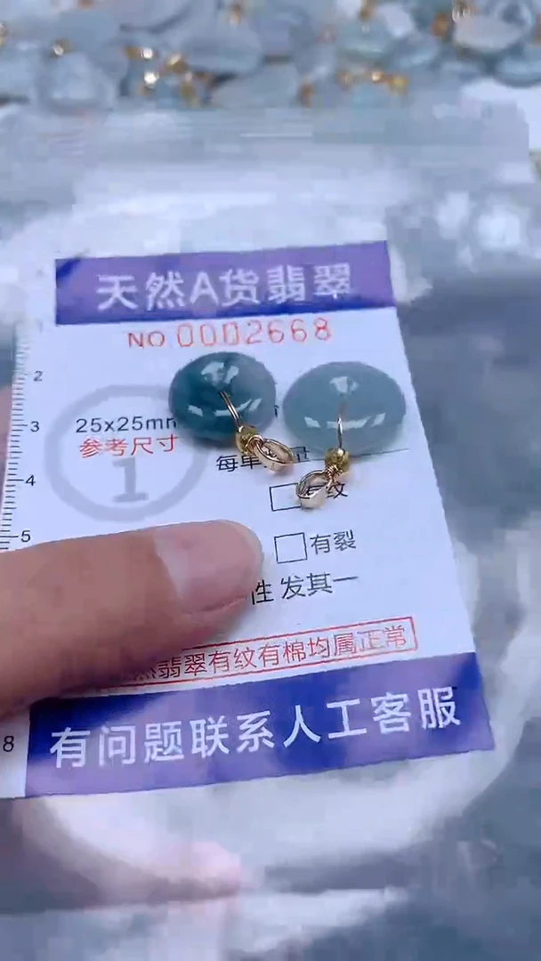 翡翠未镶嵌吊坠(不含链)1