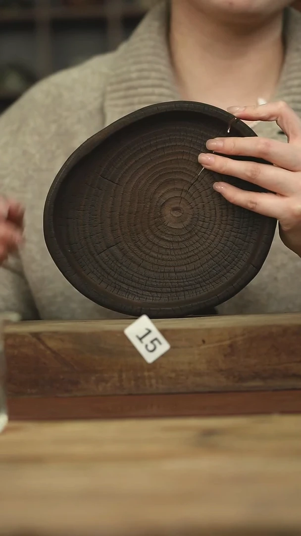 福利！！不顾一切落单！！微瑕-老木茶盘