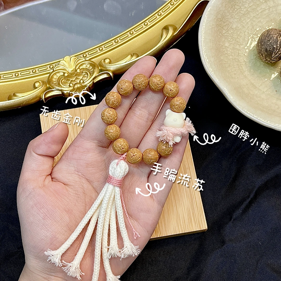 【灵月阁旗舰店】精挑小金刚手串菩提根解压玩具菩提根手串串珠文玩