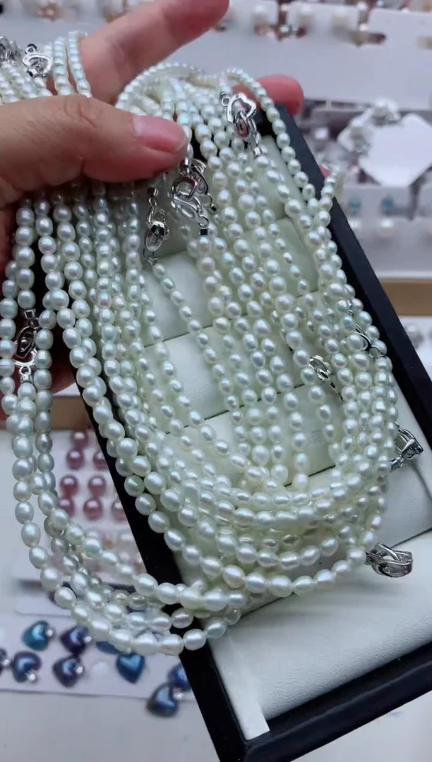 项链合金淡水珍珠多样性发其一，非无暇