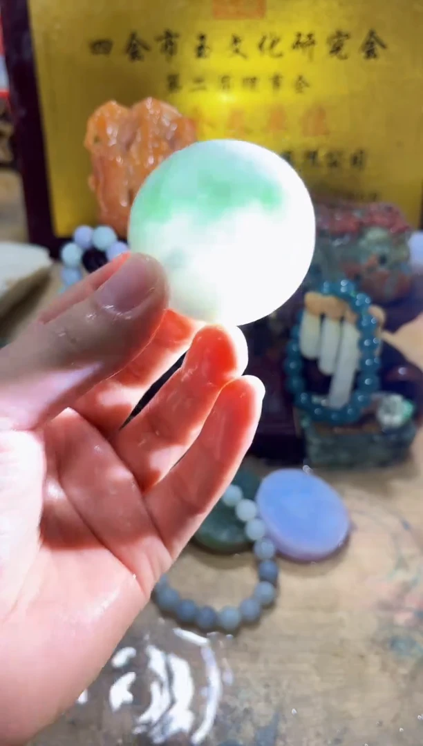 未镶嵌挂件翡翠A货常星7193