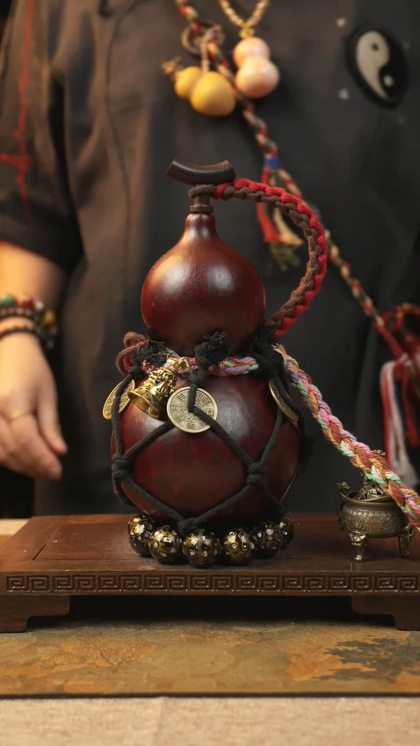 448大漆一物一拍记葫堂出品【不带手串】