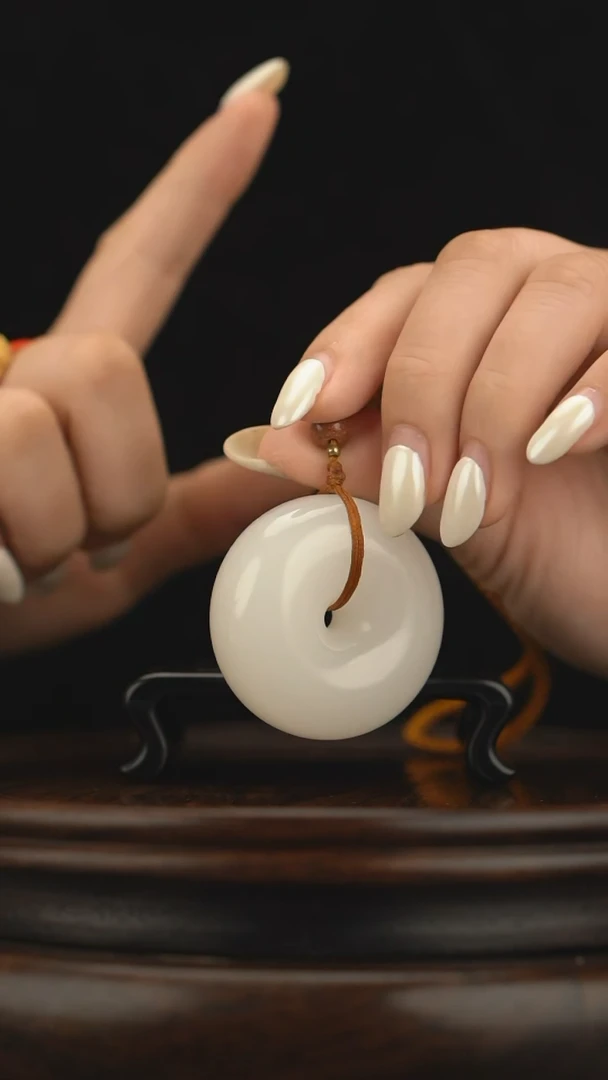 玉【平安扣】天然玉石手把件