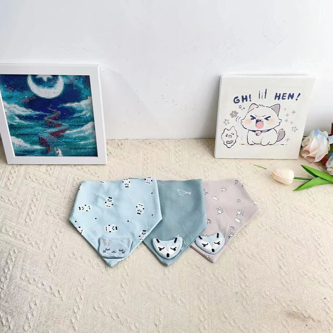 0808儿童造型口水巾 4条装