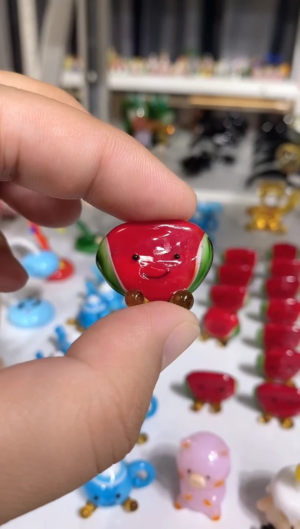 手工艺品琉璃西瓜人