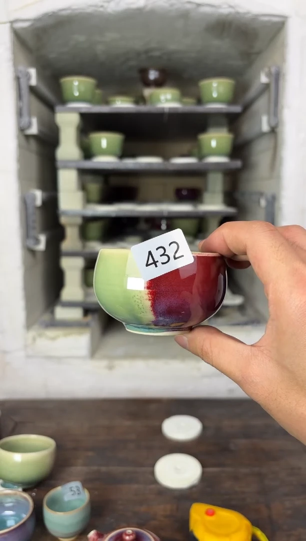 【闪购商品】摆件钧瓷窑变精品茶器