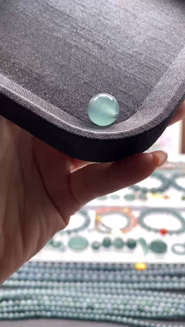未镶嵌手链翡翠散珠卡12MM左右圆珠